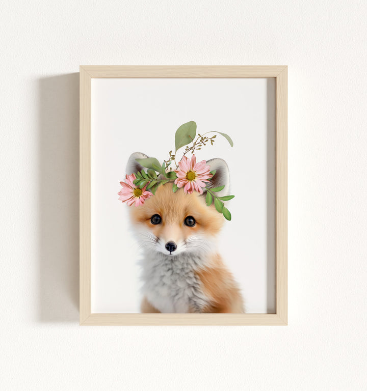 Baby Fox Framed Art