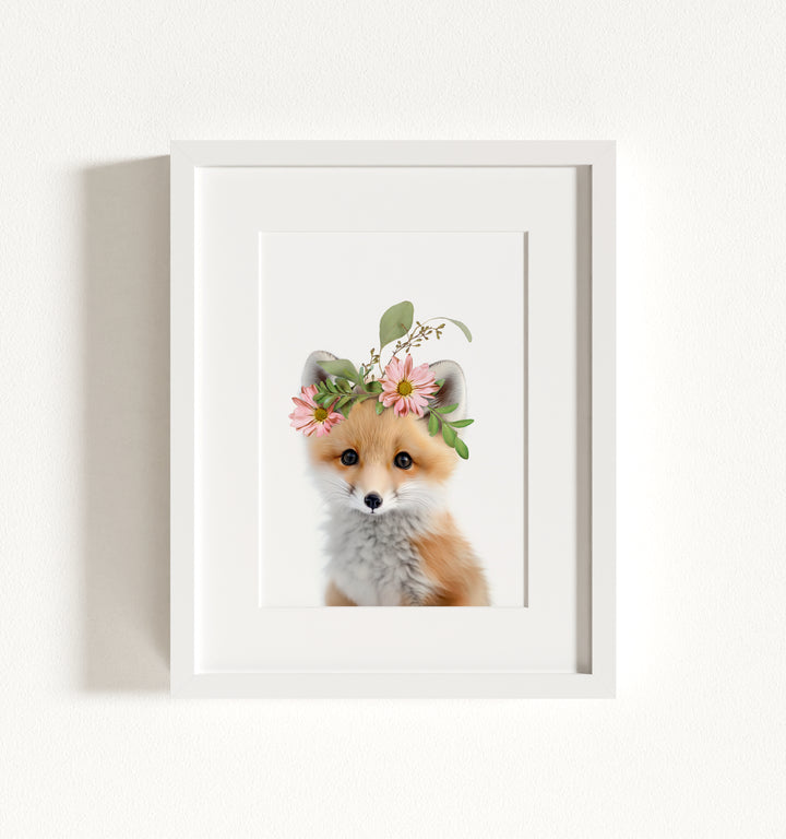Baby Fox Framed Art