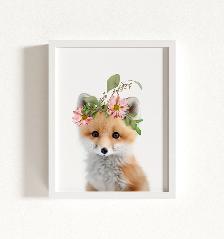 Baby Fox Framed Art