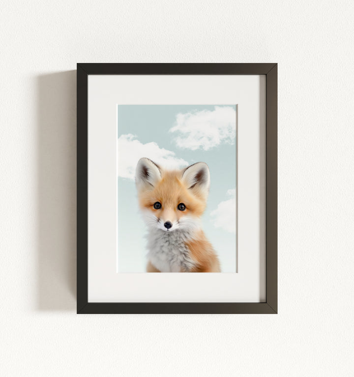 Baby Fox Framed Art
