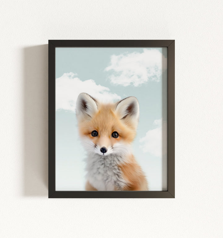 Baby Fox Framed Art