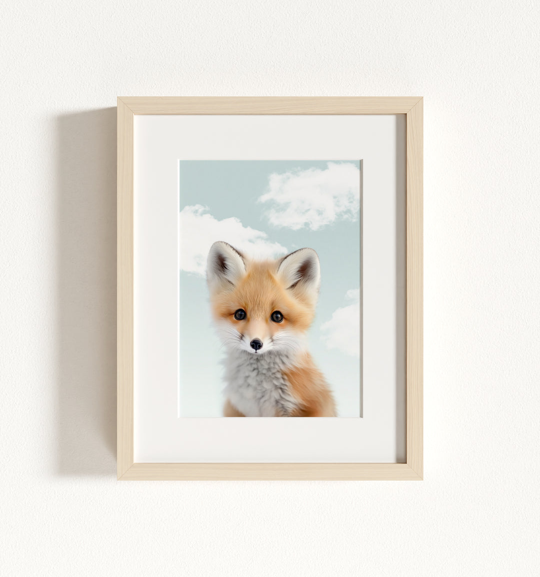 Baby Fox Framed Art
