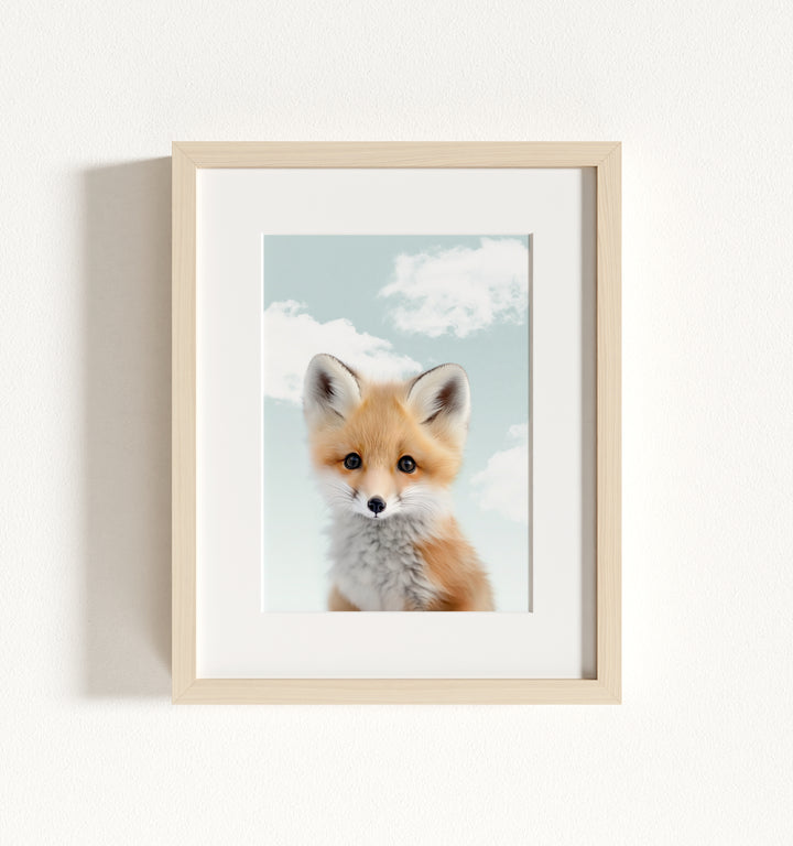 Baby Fox Framed Art