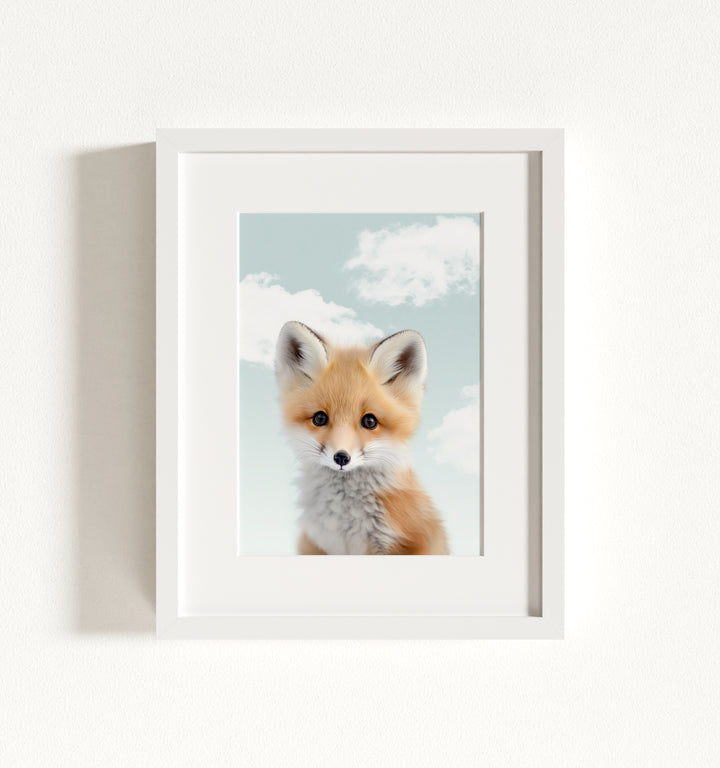 Baby Fox Framed Art