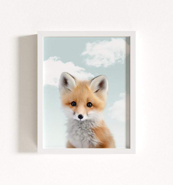 Baby Fox Framed Art