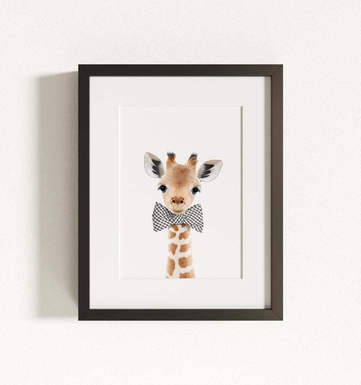 Baby Giraffe Framed Art