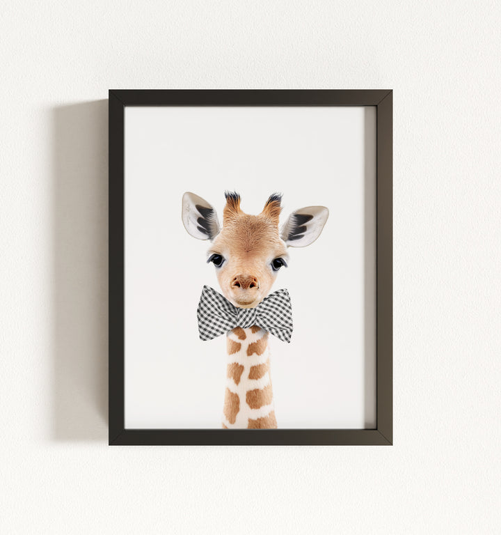 Baby Giraffe Framed Art