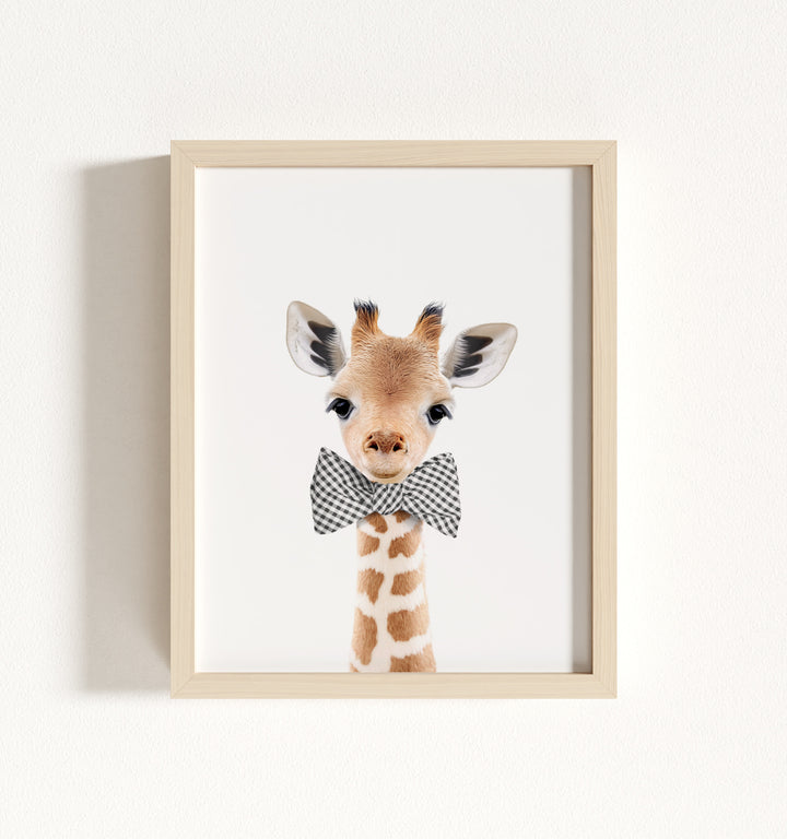 Baby Giraffe Framed Art