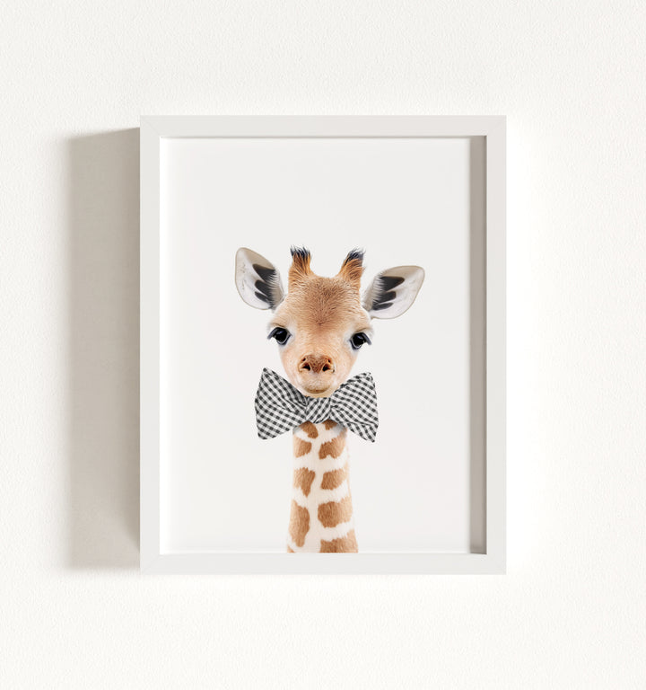 Baby Giraffe Framed Art