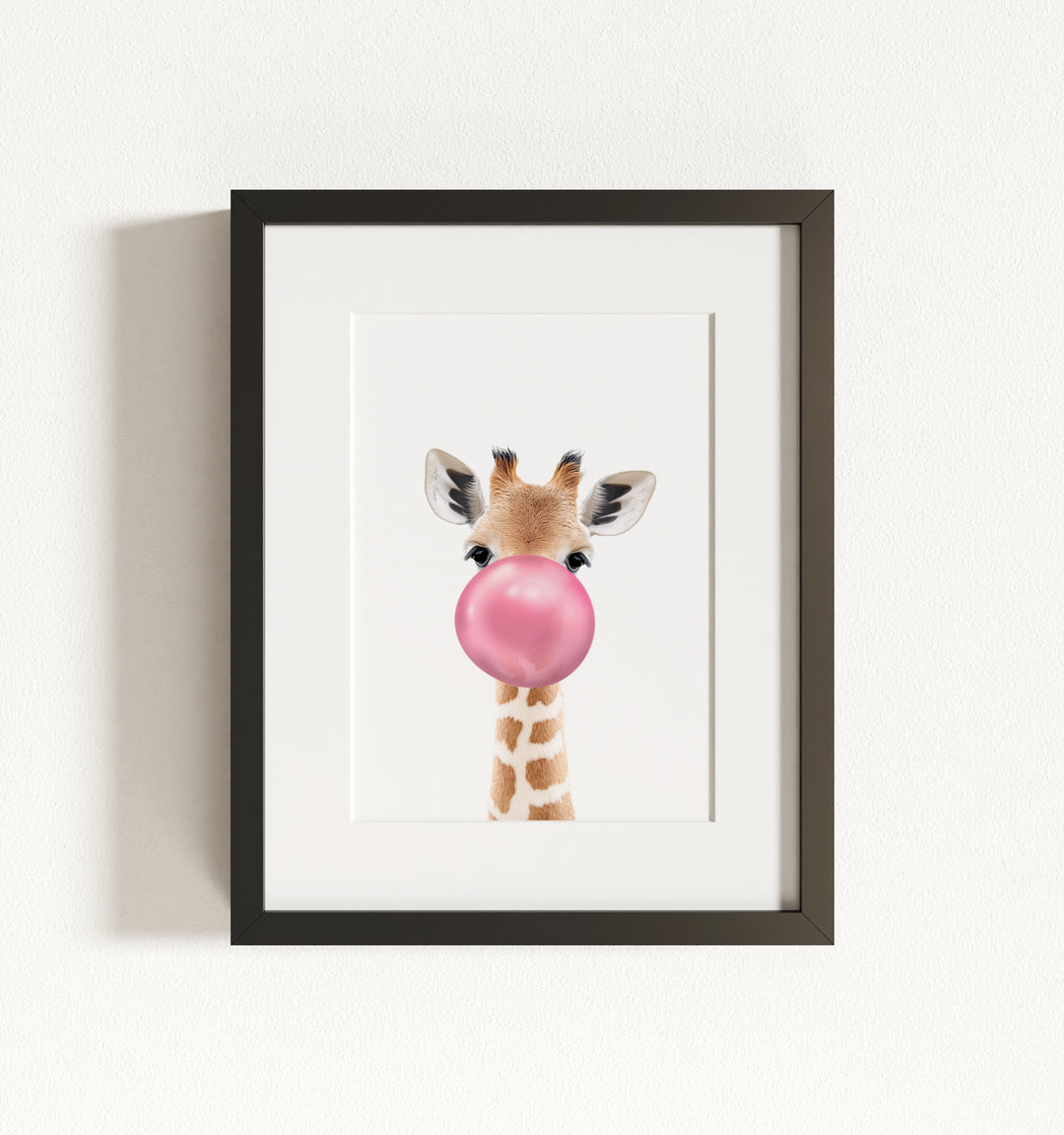 Baby Giraffe Framed Art