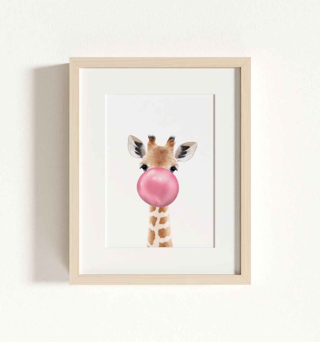 Baby Giraffe Framed Art
