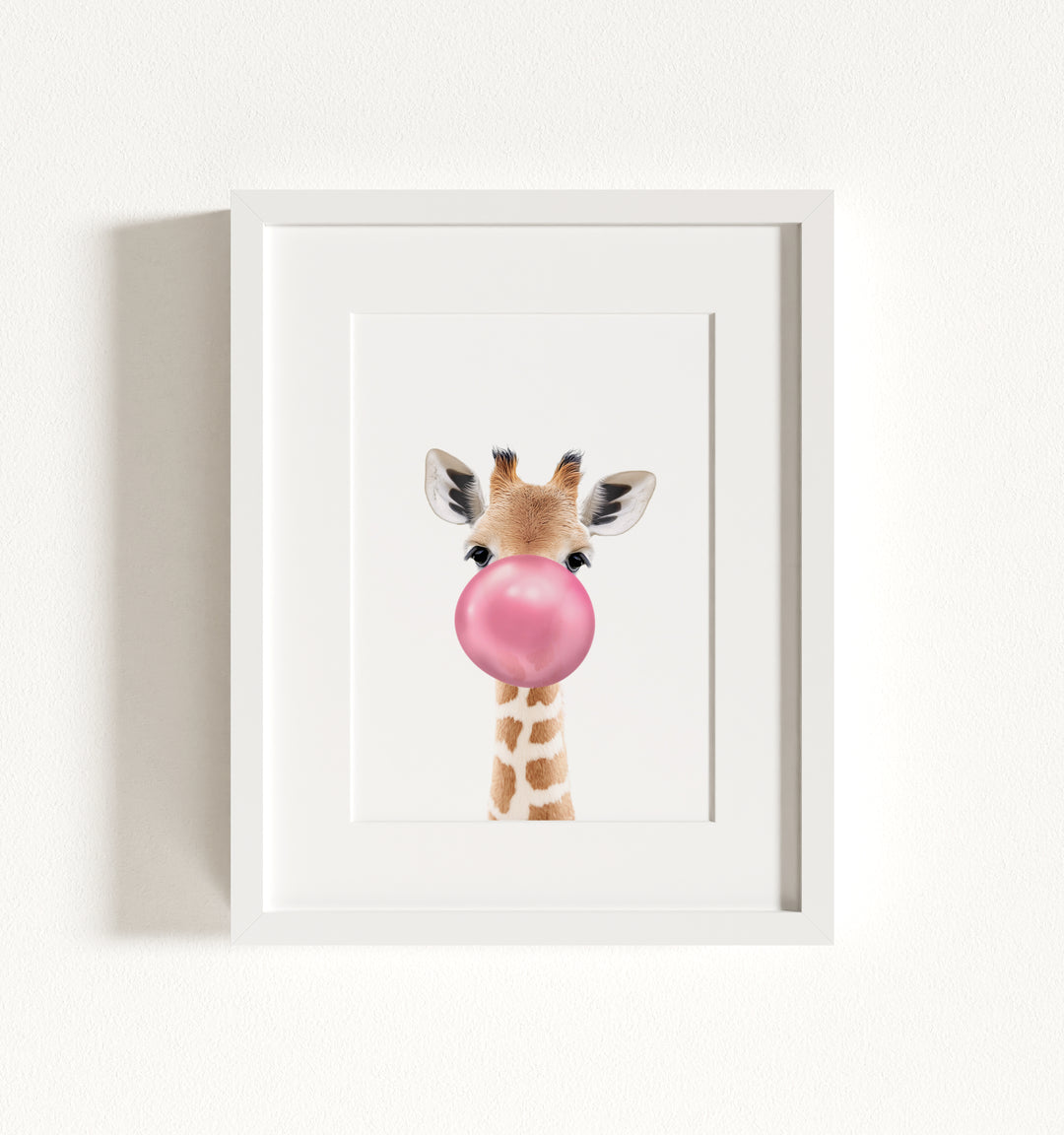 Baby Giraffe Framed Art