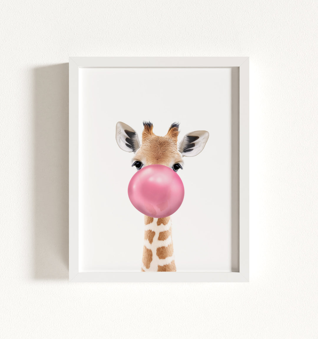 Baby Giraffe Framed Art