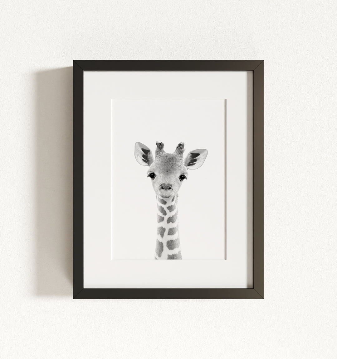 Baby Giraffe Framed Art