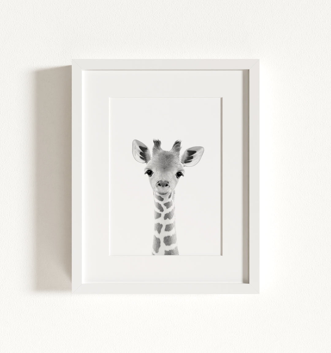 Baby Giraffe Framed Art