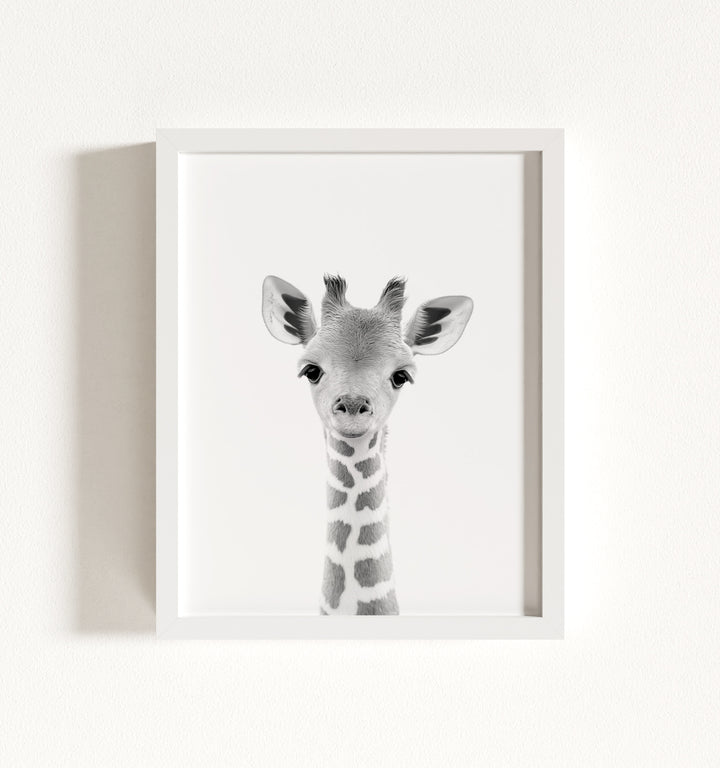 Baby Giraffe Framed Art