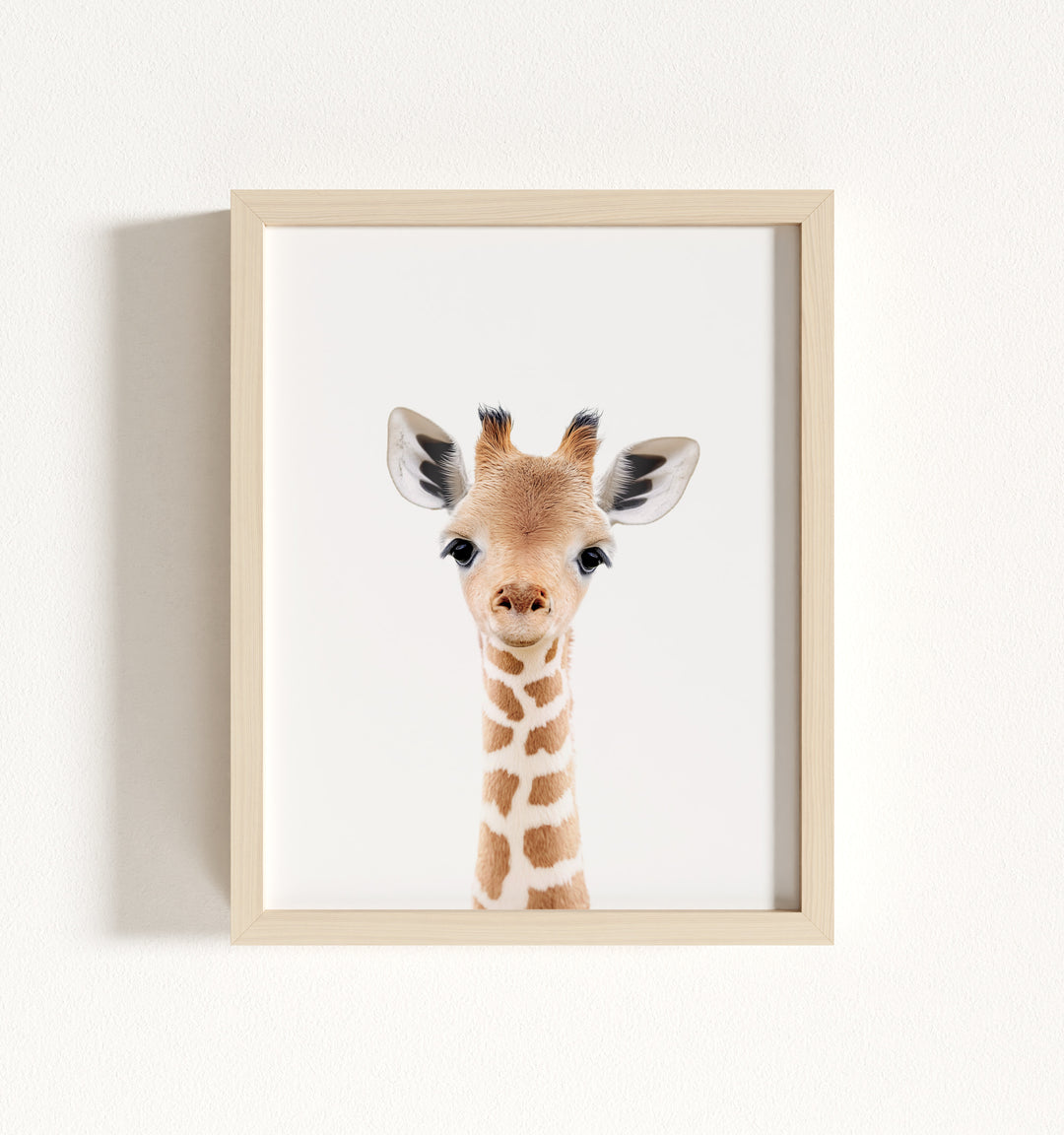 Baby Giraffe Framed Art