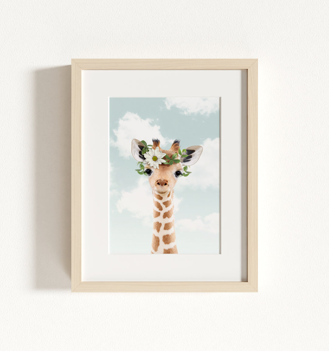 Baby Giraffe Framed Art