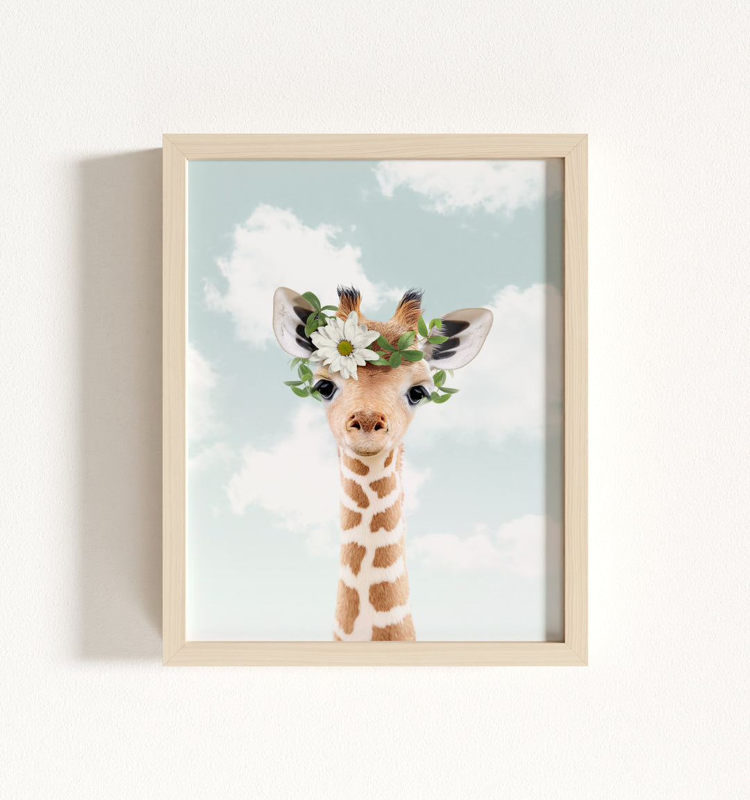 Baby Giraffe Framed Art