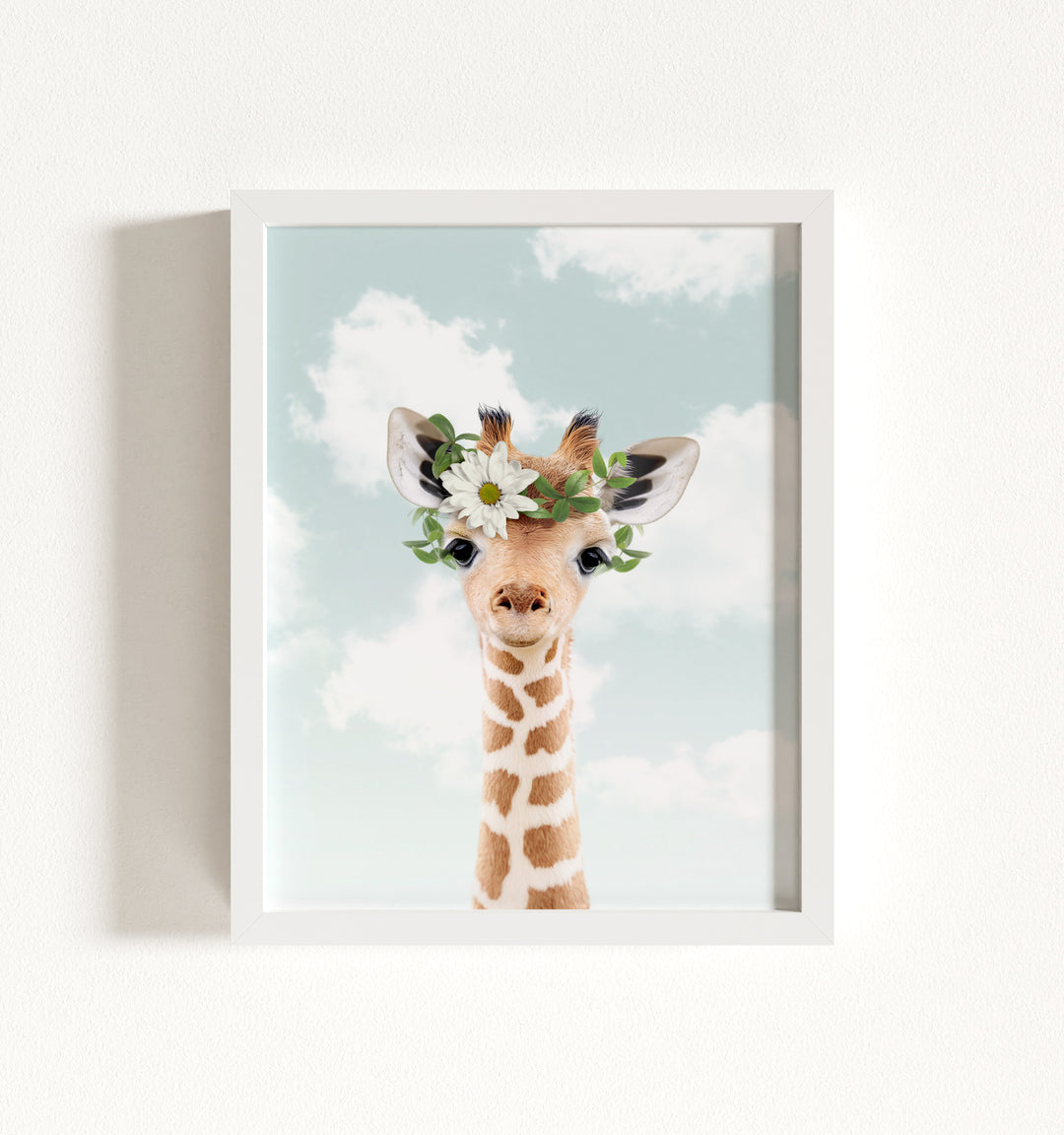 Baby Giraffe Framed Art