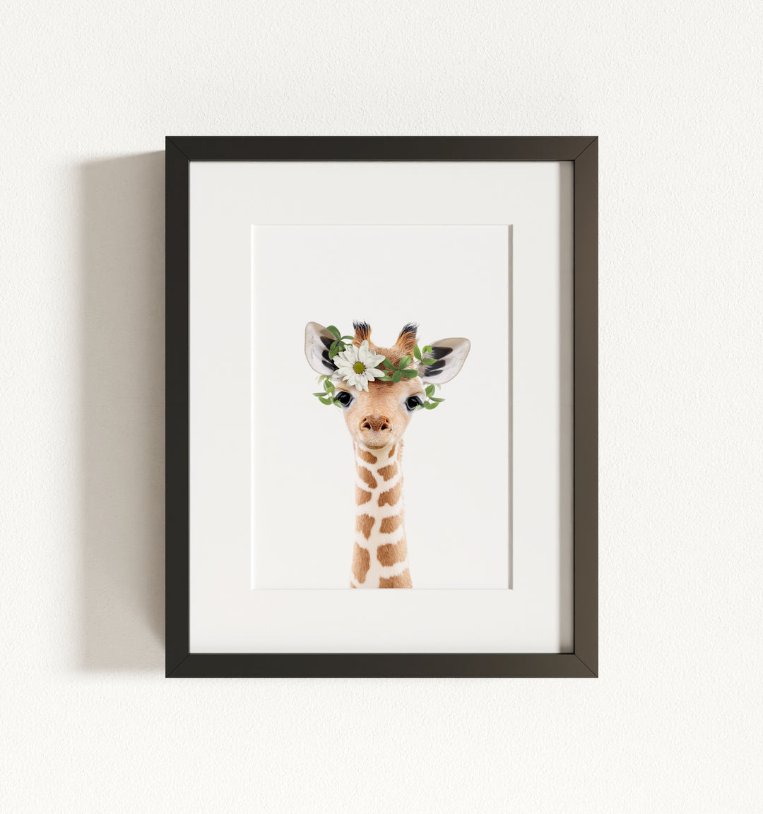Baby Giraffe Framed Art