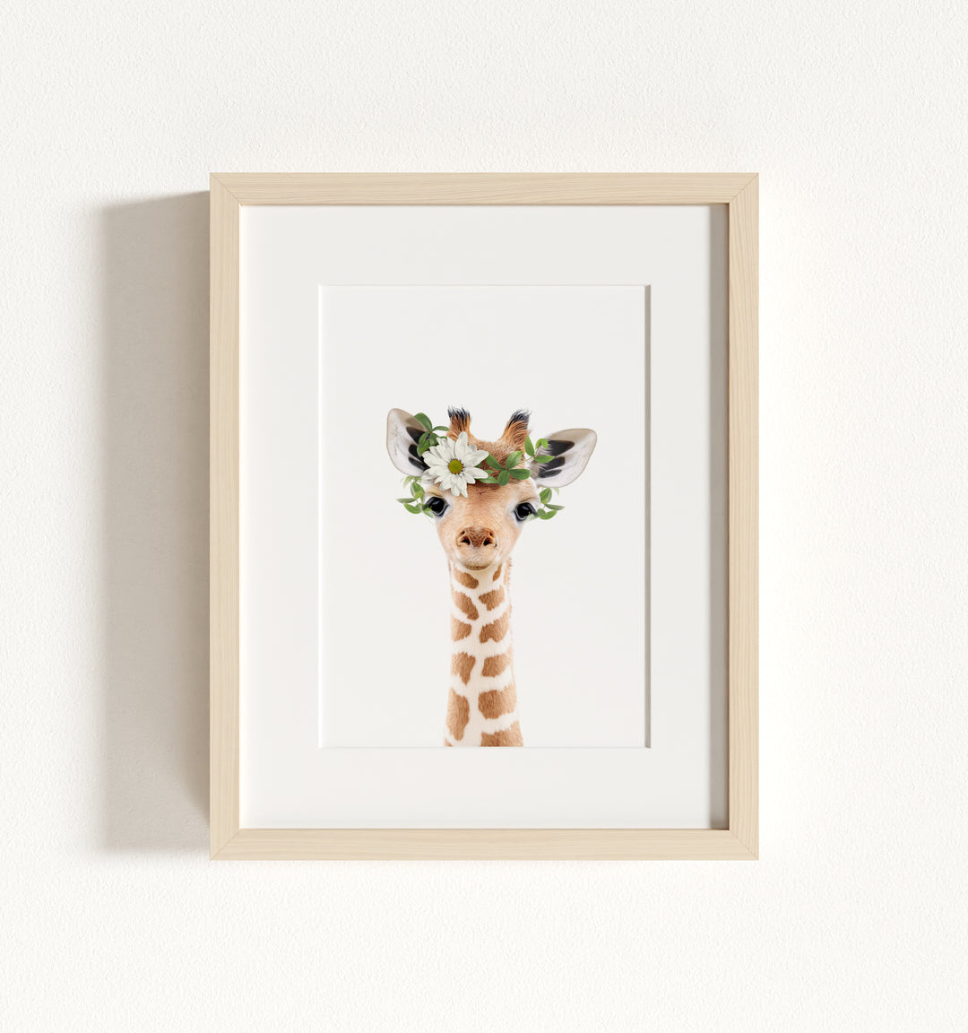 Baby Giraffe Framed Art