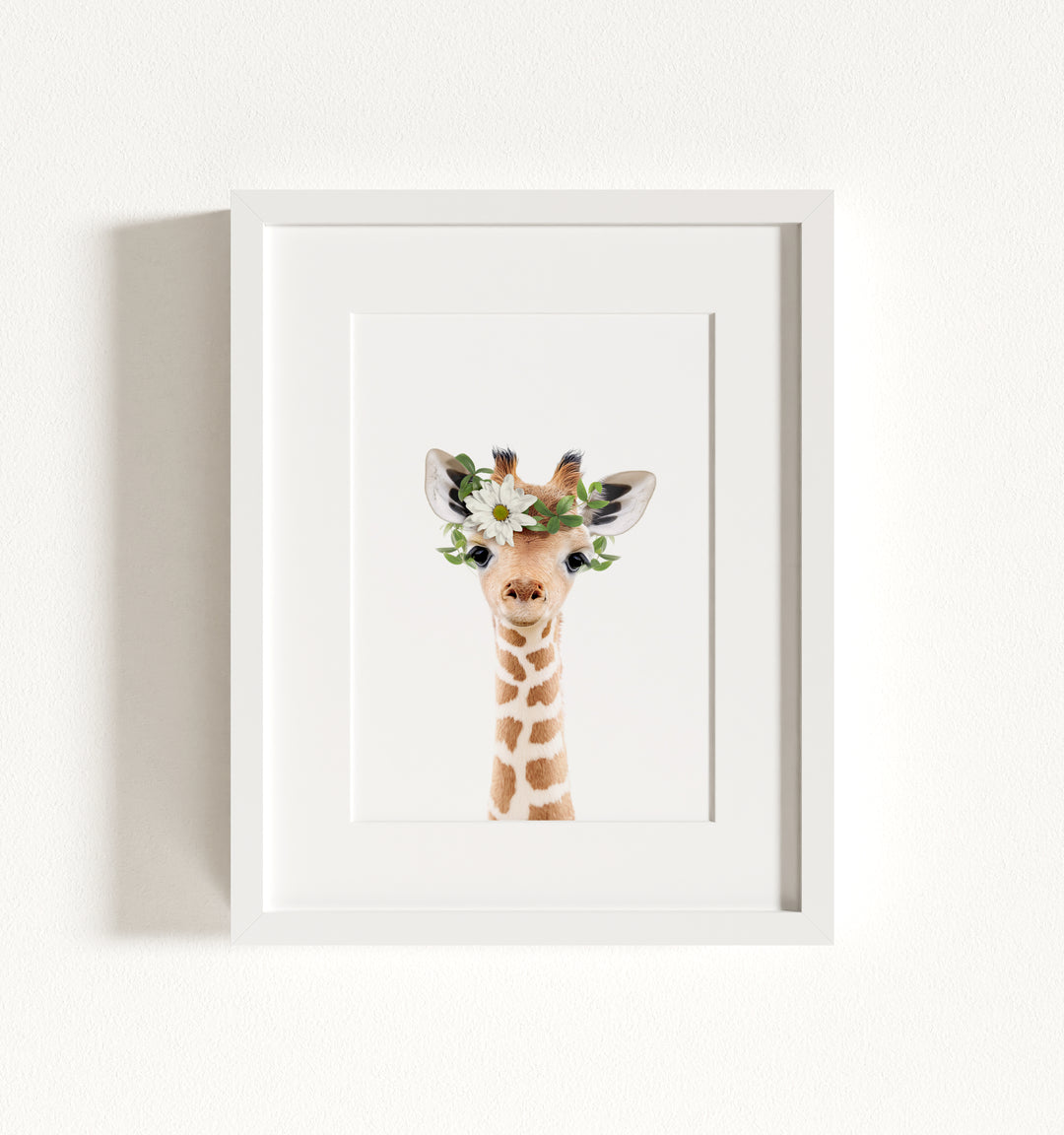 Baby Giraffe Framed Art