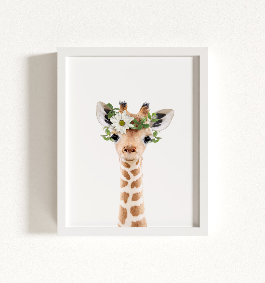 Baby Giraffe Framed Art