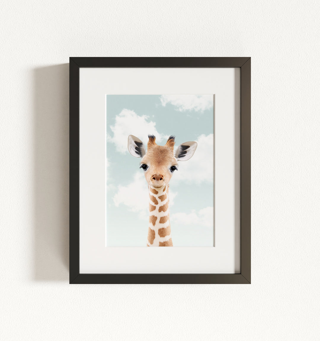 Baby Giraffe Framed Art