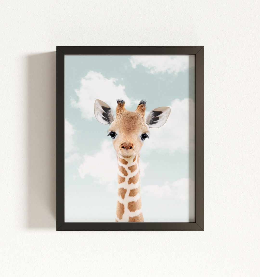 Baby Giraffe Framed Art