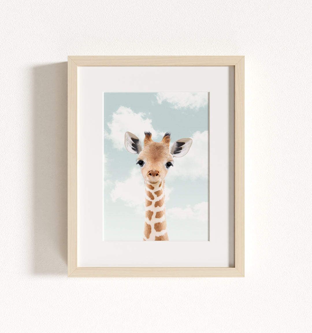 Baby Giraffe Framed Art