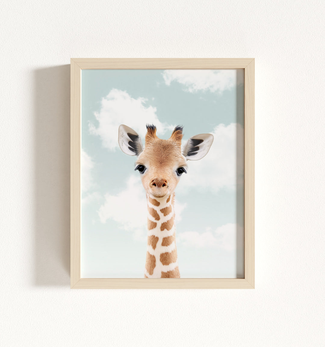 Baby Giraffe Framed Art