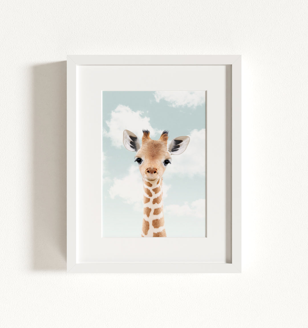 Baby Giraffe Framed Art