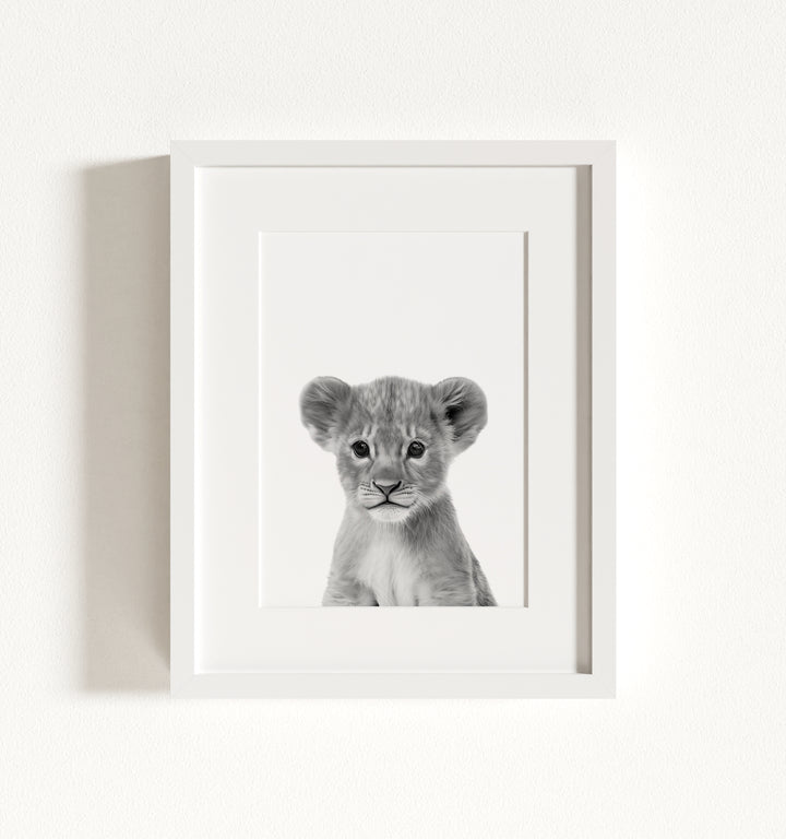 Baby Lion Framed Art