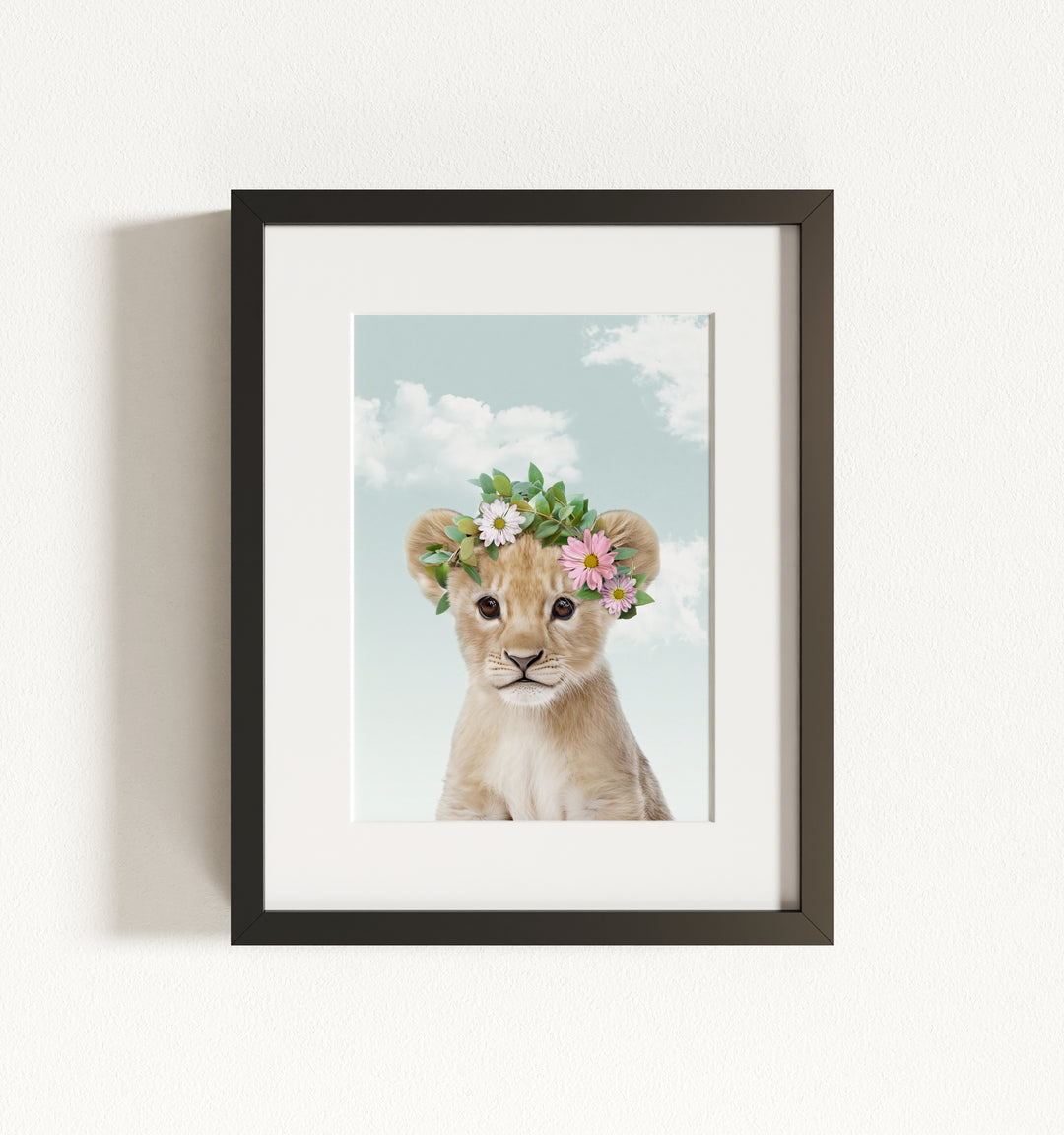 Baby Lion Framed Art
