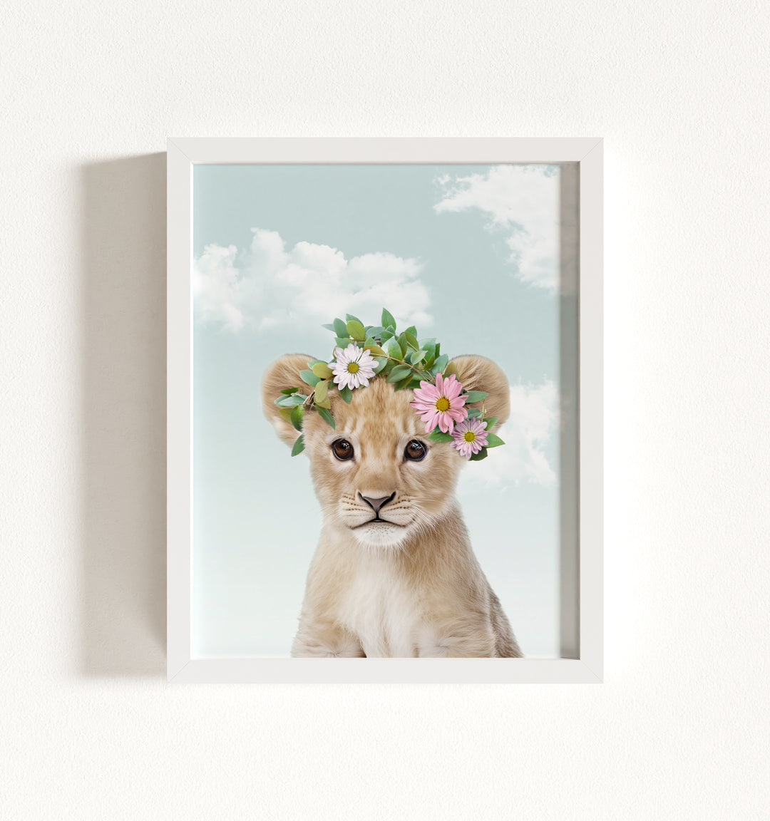 Baby Lion Framed Art