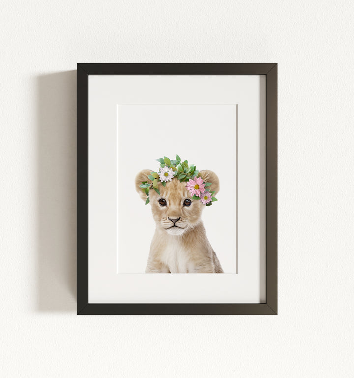 Baby Lion Framed Art