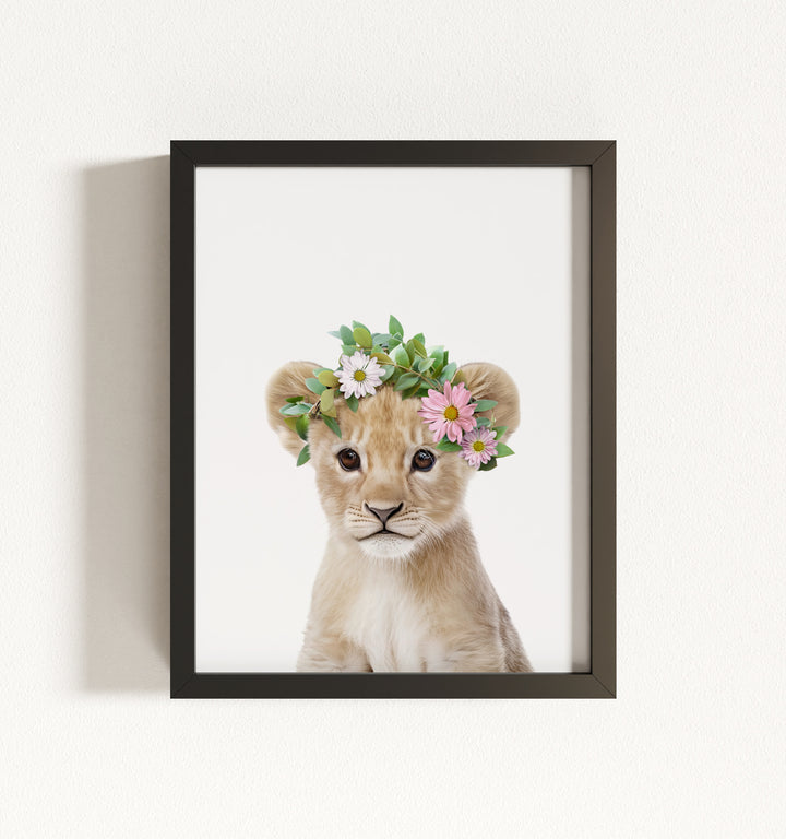 Baby Lion Framed Art