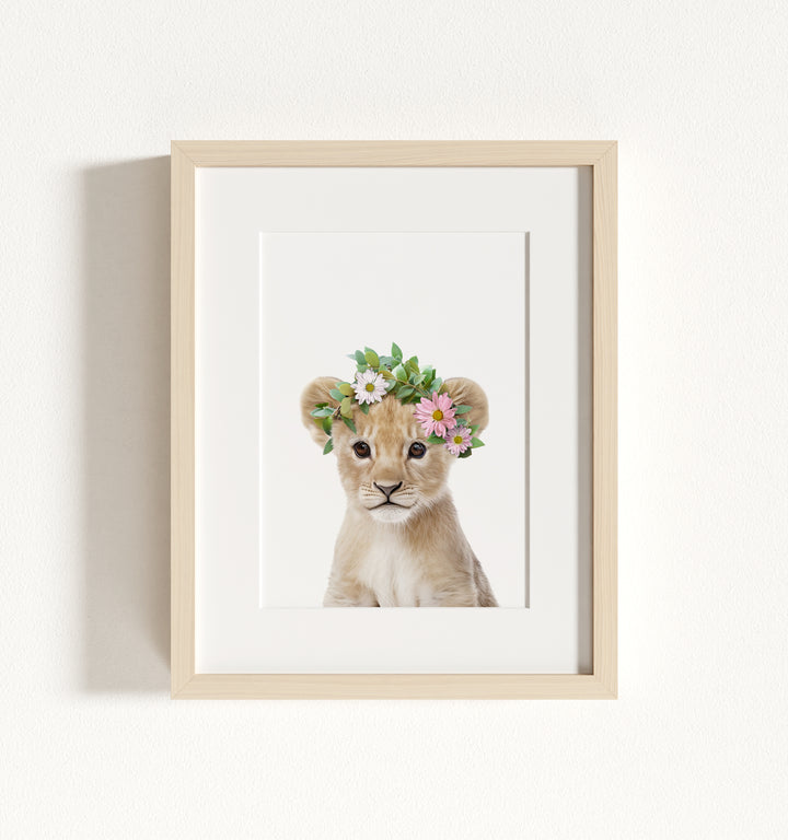 Baby Lion Framed Art