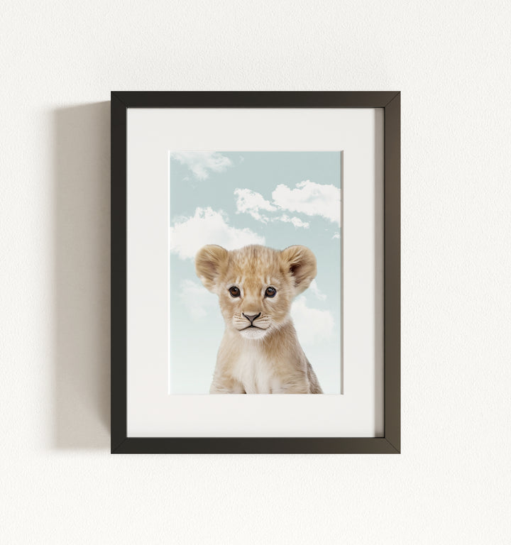 Baby Lion Framed Art