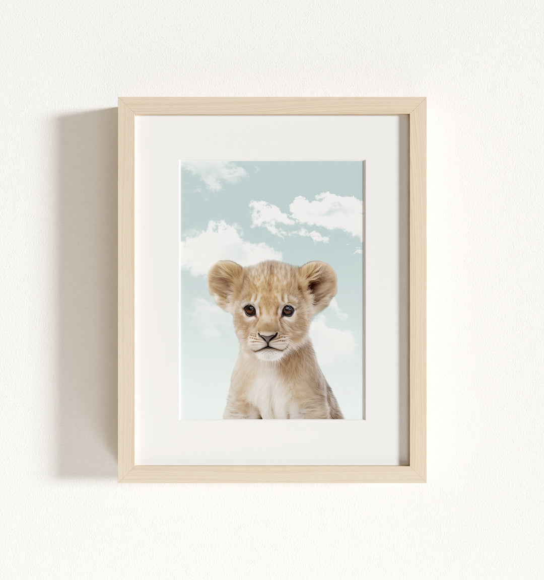 Baby Lion Framed Art