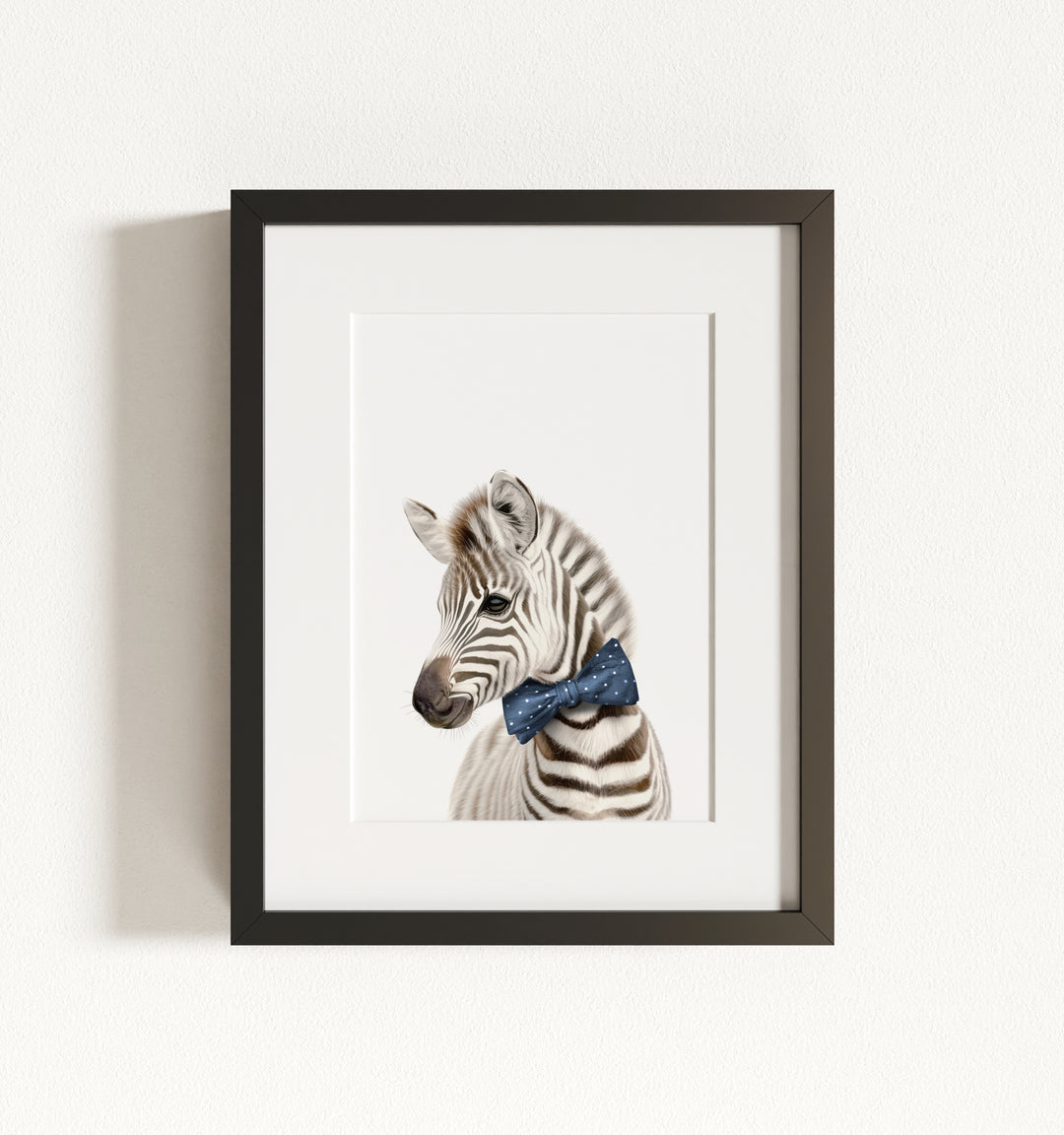 Baby Zebra Framed Art