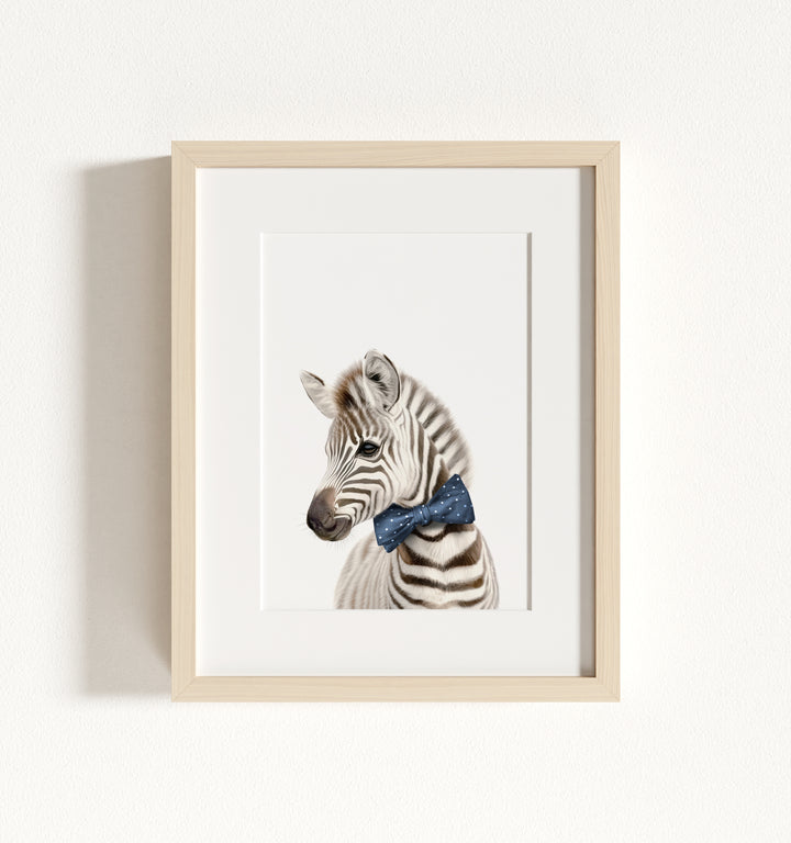 Baby Zebra Framed Art