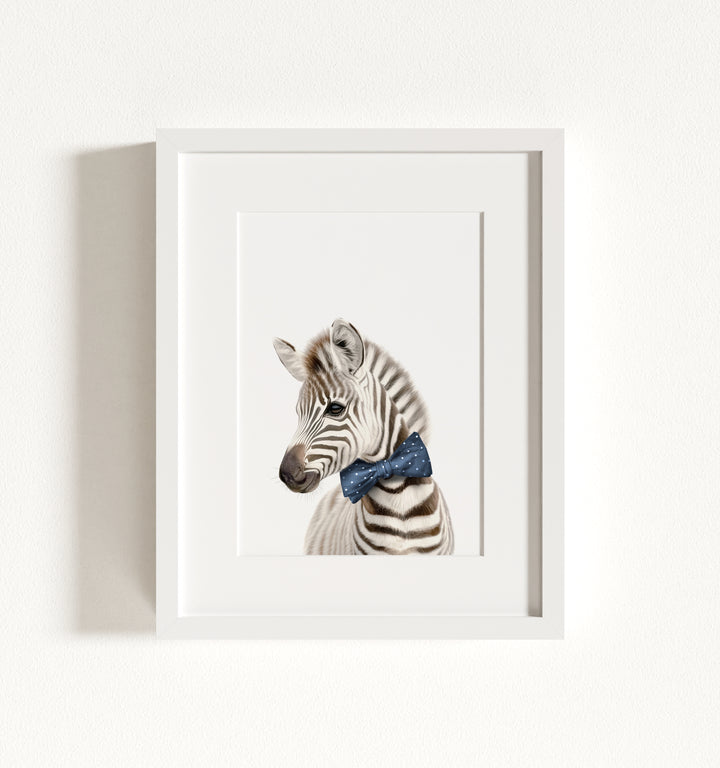 Baby Zebra Framed Art