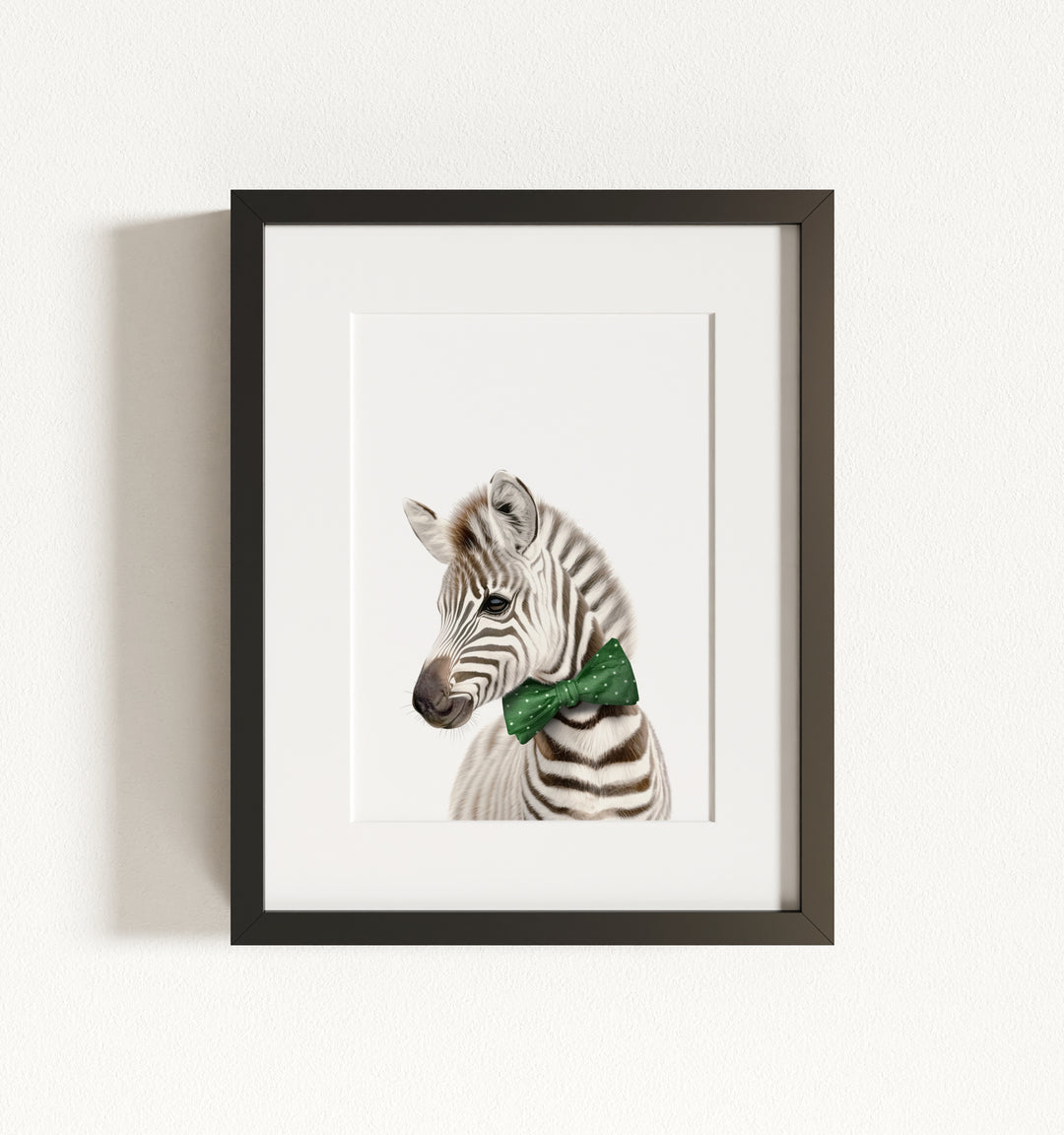 Baby Zebra Framed Art
