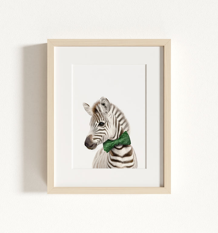 Baby Zebra Framed Art