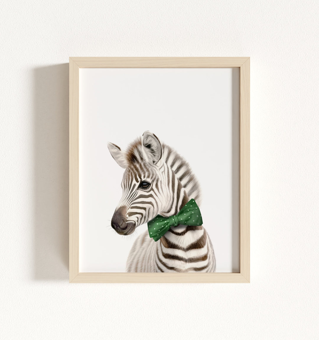 Baby Zebra Framed Art