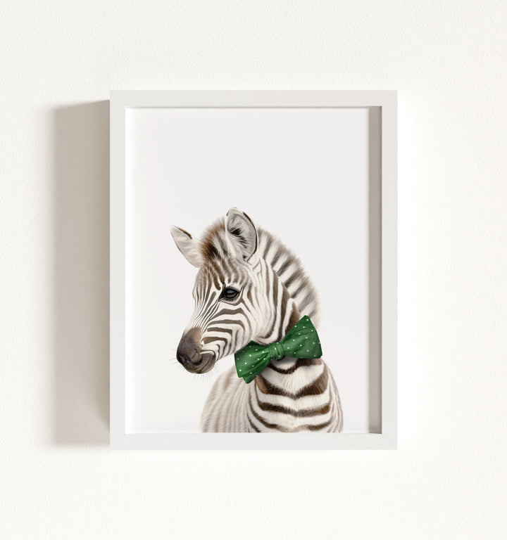 Baby Zebra Framed Art