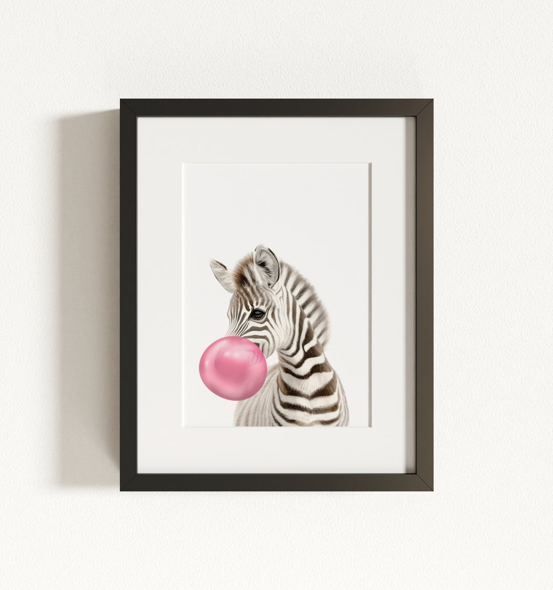 Baby Zebra Framed Art