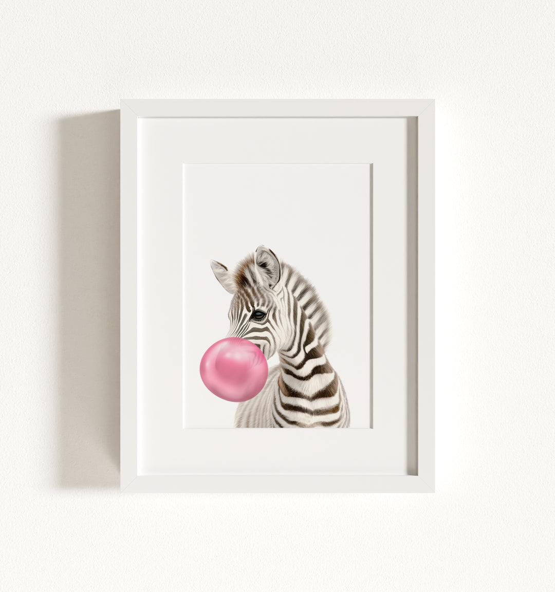 Baby Zebra Framed Art